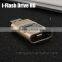 2016 NEW USB OTG Flash Drive, 3-in-1 Mobile USB Flash Drive OTG with 8-pin and Micro USB for iPhone 64GB