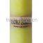 different colorful pillar candle with scent for Weddings, Restaurants, Special Events,
