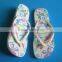 2015 popular cheap summer hot sale flower flip flop of flip flops design