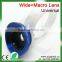 2 in 1 Clip-on Wide Angle 0.67X + Macro Lens for Most Mobile Phone, Universal Detachable