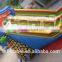 Coconut trees inflatable game children slide with climbing wall