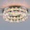 Crystal beaded MR16 GU5.3 round recessed clear ball crystal beads downlight with 2 layer gold iron metal