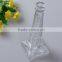 Hot sale eiffel tower shape 40ml clear perfume bottle glass engraved