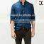 fashion men's skinny denim shirt JXF130