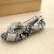Knitting snake stripe cashmere flat ballet shoe