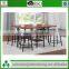 home furniture dining set metal table and chairs