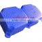 Plastic hollow blow mould for hollow seat , lid , roadbarriers , tool kit