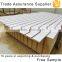 Bottom price 15mm e2 glue 11 grooves white melamine mdf slotted