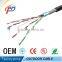 BENTAF brand PE Insulation double shielded twisted pair cable sftp cat5e outdoor