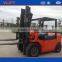 4000kg hydraulic diesel forklift, 3 stage 5m mast, with double front tires, with Japanese Mitsubishi S4S engine