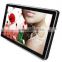 22 Inch wall mount network lcd advertising totem panel with POE