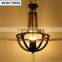 American Country Style Metal Hemp Rope Chandelier
