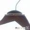 Brown Bamboo Eco Friendly Recycling Coat Clips Hanger for cloth