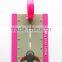 New Design Custom Rubber Luggage Tag PVC