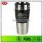450ml thermos double stainless steel coffee mug with press lid