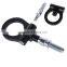 Racing Tow Towing Hook for European Car Auto Trailer Ring Silver