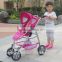 2014 amazing toys adjustable EN71 baby doll stroller with car seat