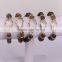 Natural Tiger Eye Beaded Bracelets, Gold Plated Arrow Gem Stone Connector Druzy Bracelet
