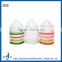 different shapes cylinder glass spice jar with direct cover for kitchen