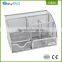 Office and school sturdy sliver metal mesh desk supplies organizer document tray