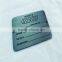 bright mirror anodized aluminum nameplate