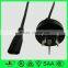 IRAM Argentina pure copper wire three pin plug cord and cable for grill