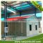 Steel structure prefab living homes two bathroom