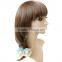 MYLOVE high quality pink blue chiffon flower barrette for holiday
