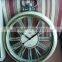New Style 20 Inch Large Modern Luxury Metal Skeleton Silver Wall Clock