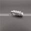 Fashion Silver Never Fade Jewelry Stainless Steel Engraved Charm for Bracelet