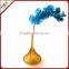 New arrival Amber handmade glass Flower arrangement vase Creative Home Decoration Craft Glass Vase Ornaments