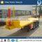 Heavy duty Tri axle dump semi trailer, tipping / tipper truck trailer for container sand transport