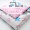 Wholesale classic style breathable double layered adorable baby quilt