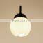 High Quality Cheap Price Glass Round Shape Wall Light Indoor Decor Wall Lamp Iron Base Wall Lamp
