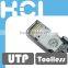 Tool-less Angled Adjustable RJ45 UTP Modular Plug for Cat6A Cable
