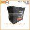 Fancy non woven fabric gift bag in blacvk