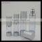 silver cosmetic airless pump bottle with cap 15ml 30ml