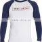 MEN'S REGULAR FIT UV50+ NYLON LYCRA LONG SLEEVE SURFING RASH GUARD/ SPANDEX TOP