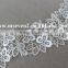 hot selling simplify design lace in 6cm 100% polyester embroidery lace white color battenburg lace trim