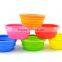 Outdoor magnetic silicone pet bowls for promotion