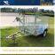 Cage trailer with PVC trap