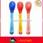 Most popular colorful silicone baby spoon/ new furniture life baby spoon