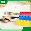 mini portable stainless steel silicone building block knife fork spoon ladle scoop dishware dinnerware tableware set