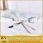 2017 Modern big size glass top home furniture dining table