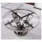 AH6603 modern round rotation stainless steel dining table with marble top