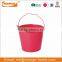 Customized Design Colorful Wooden Handle Metal Gradening Bucket