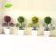 GNW GP010 Fake Artificial Coloured Plant Pots for Office Table Decoration