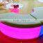 LED colorful decorative bar, garden waterproof weight bench illuminated bench