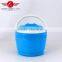 Best Selling 3pcs Round Plastic Food Warmer with Stainless Steel Inner /Tiffin Lunch box
