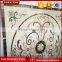Beautiful flower beige marble medallion floor tiles marble